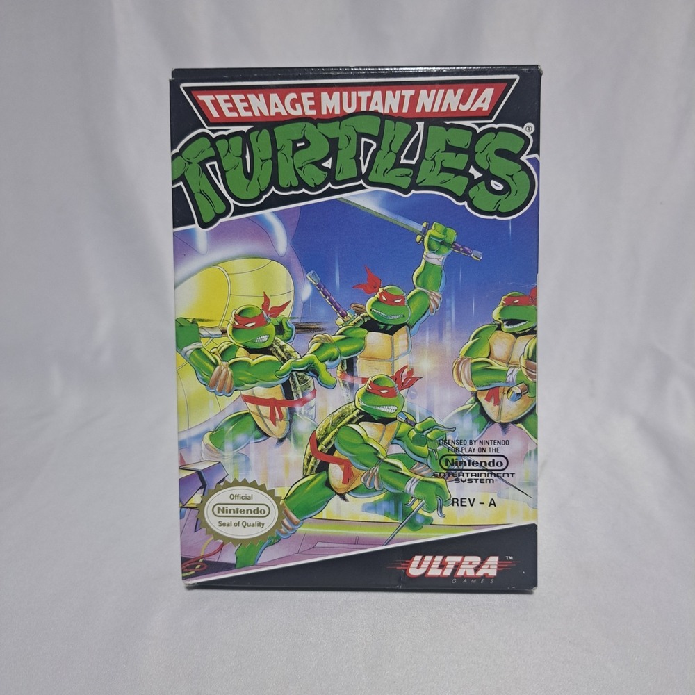 TMNT For NES 1985 Cartridge Box Manual Sleeve